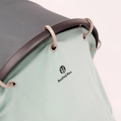 Petite&Mars Shady clona sluneční do kočárku - Mint Green - obrázek