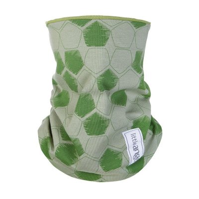 Little Angel nákrčník podšitý Fotbal Outlast®  - Zelená/zelená matcha, vel. uni