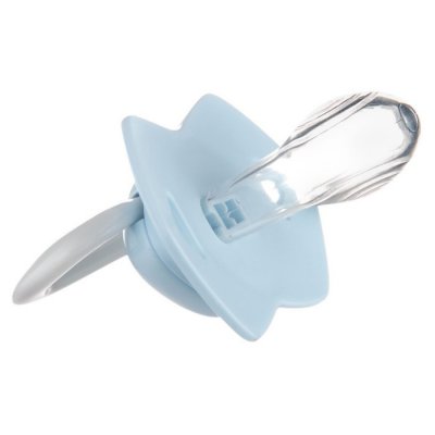 Canpol babies Bonjour Paris symetrické silikonové dudlíky 18 m+ - Modré, 2 ks - obrázek