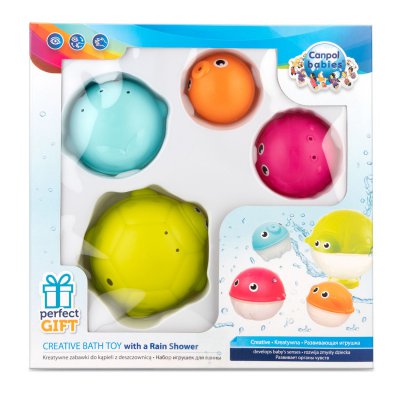 Canpol babies sada kreativních hraček do vody s dešťovou sprchou - Oceán - obrázek