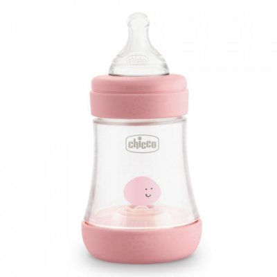 Chicco láhev kojenecká Perfect 5 silikon 150 ml - Pink