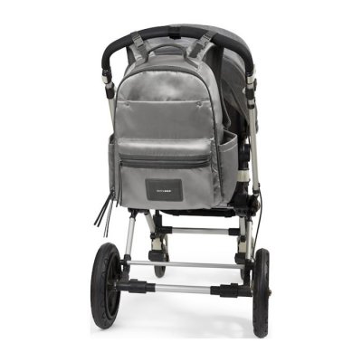 Skip Hop přebalovací taška/batoh Skyler - Shiny Grey - obrázek