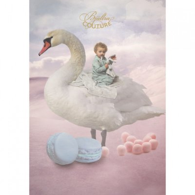 Bjällra Couture bavlněná přikrývka Muslin - Blue Sky - obrázek