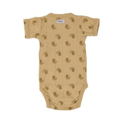 Lodger Romper Short Sleeves Flame Tribe Sand - Vel. 80 - obrázek