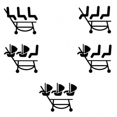 Peg Perego podvozek Triplette Piroet - Titania 2022 - obrázek