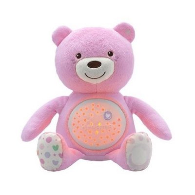 Chicco medvídek s projektorem - Růžový