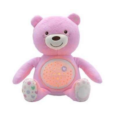 Chicco medvídek s projektorem - Růžový