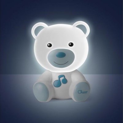 Chicco noční hudební světýlko Medvídek - Modrý