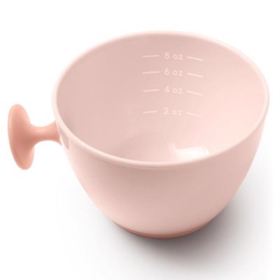 Skip Hop misky s víkem a držákem Easy Grab 2 ks - Grey/Coral - obrázek