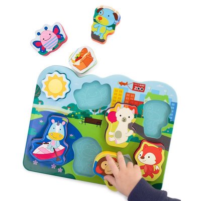 Skip Hop Zoo puzzle vkládací - Park Pals - obrázek