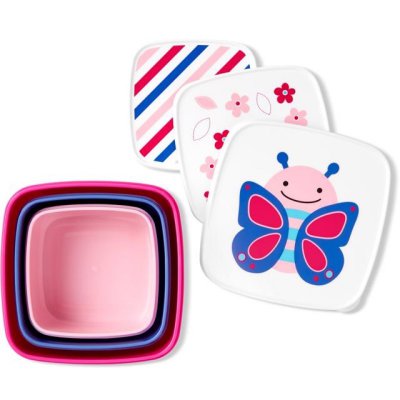 Skip Hop Zoo misky svačinové 3 kusy  - Motýlek