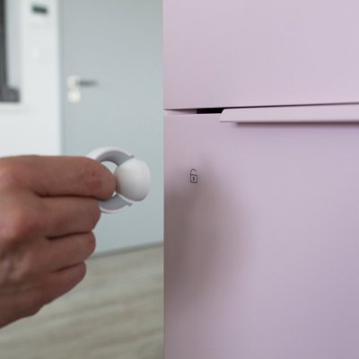 Zopa Magnetický uzávěr skříněk/zásuvek 4 ks - White - obrázek