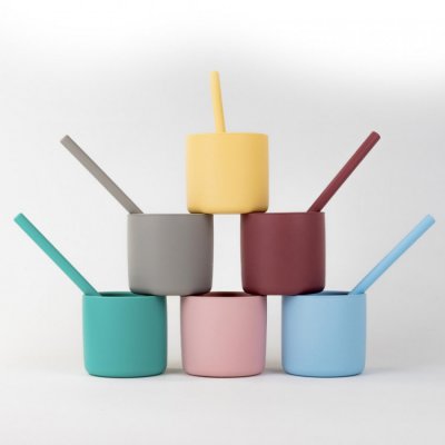 Minikoioi hrnek silikonový mini - Rose - obrázek