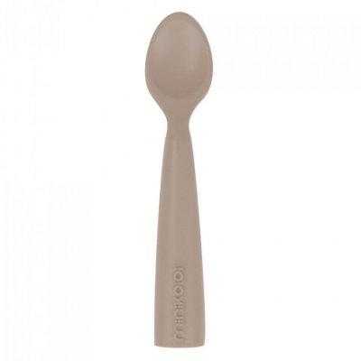 Minikoioi lžička silikonová - Bubble Beige