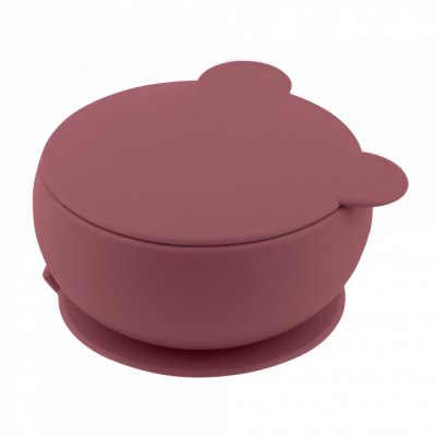 Minikoioi miska silikonová s přísavkou - Rose - obrázek