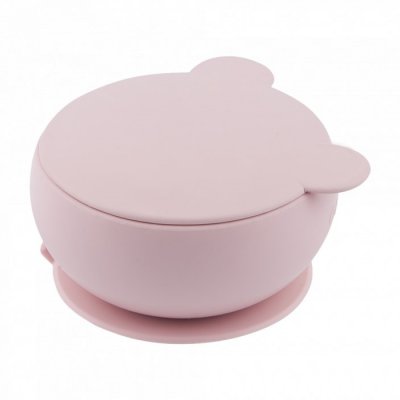 Minikoioi miska silikonová s přísavkou - Pink - obrázek