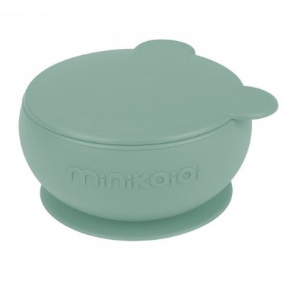 Minikoioi miska silikonová s přísavkou - River Green - obrázek