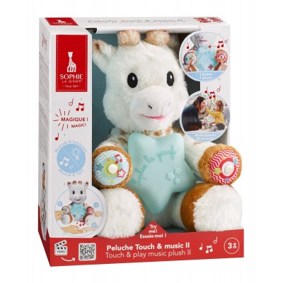 Vulli dotyková a hrající plyšová hračka žirafa Sophie 2 - obrázek