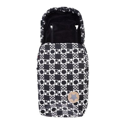 Little Angel fusak tenký Mazlík Outlast® - Černobílá/černá