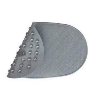 BabyDan protiskluzová podložka do vany ovál - Šedá 42 x 25 cm - obrázek