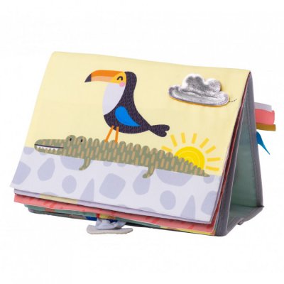 TAF Toys Knížka pro hru na bříšku - Savana - obrázek