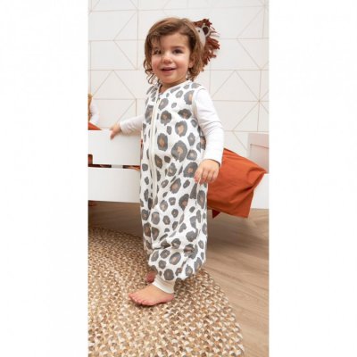 Meyco spací vak Jumper - Panter neutral, vel. 80 - obrázek