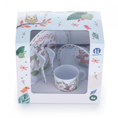 Petite&Mars sada pohádkového nádobí  - Jelen - obrázek