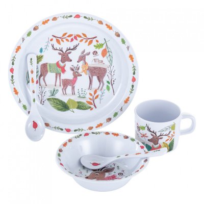 Petite&Mars sada pohádkového nádobí  - Jelen