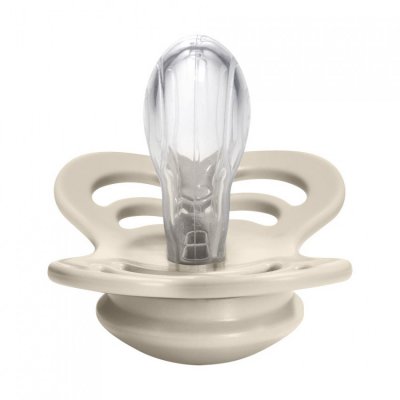 BIBS Supreme dudlíky ze silikonu vel. 2 - Ivory/Blush - obrázek