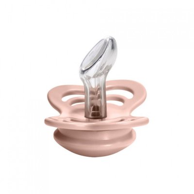 BIBS Couture dudlíky ze silikonu vel. 1 - Ivory/Blush - obrázek