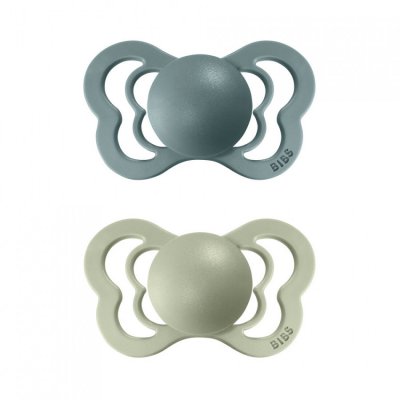 BIBS Couture dudlíky ze silikonu vel. 2 - Island Sea/Sage