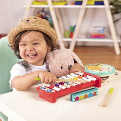 B.Toys Hudební nástroje dřevěné Mini Melody Band - obrázek