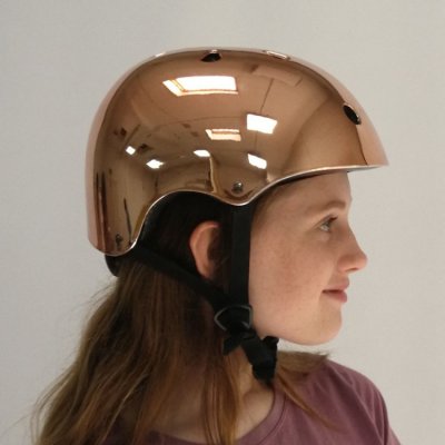 Bobbin helma Mirror - Mirror rose gold, vel. M/L - obrázek