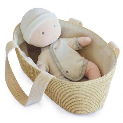 DouDou et Compagnie miminko v košíku - Šedé