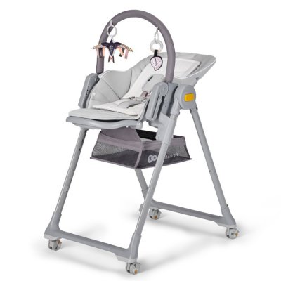 Kinderkraft Select Lastree Jídelní židlička Premium - Grey - obrázek