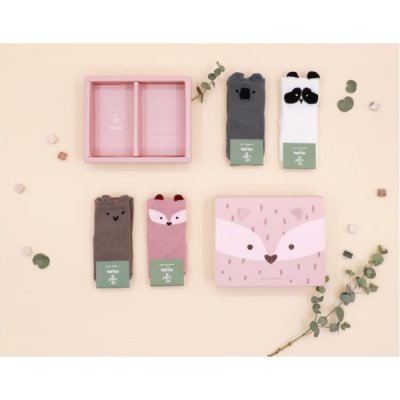 Attipas ponožky bambusové set - Fox, vel. M - obrázek