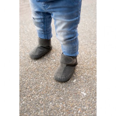 Lodger Walker Moccasin Gunmetal - Vel. 15 - 18 měsíců - obrázek