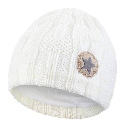 Little Angel čepice pletená mřížka Outlast® - Natur, vel. 3
