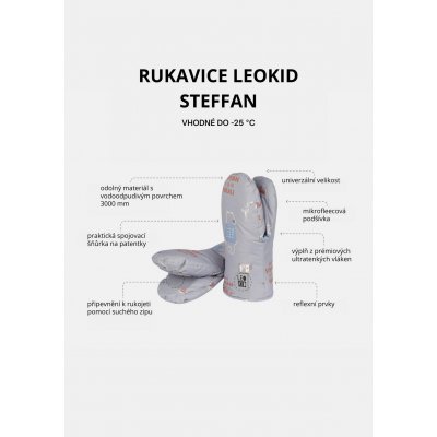 Leokid Rukavice na kočárek - Steffan - obrázek