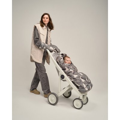 Leokid Rukavice na kočárek - Old Friends Gray - obrázek