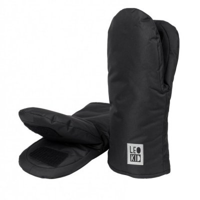 Leokid Rukavice na kočárek - Black - obrázek