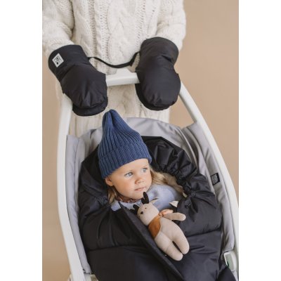 Leokid Rukavice na kočárek - Black - obrázek