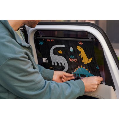 Leokid sluneční clona do auta - Hey Dino - obrázek