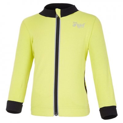 Little Angel mikina Reflex smyk rozepínací Outlast® - Tm. citronová, vel. 128