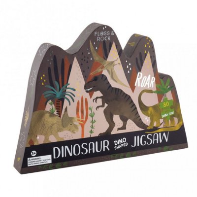 Floss & Rock puzzle 80 ks - Dinosaurus