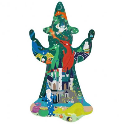 Floss & Rock puzzle 80 ks - Čaroděj - obrázek
