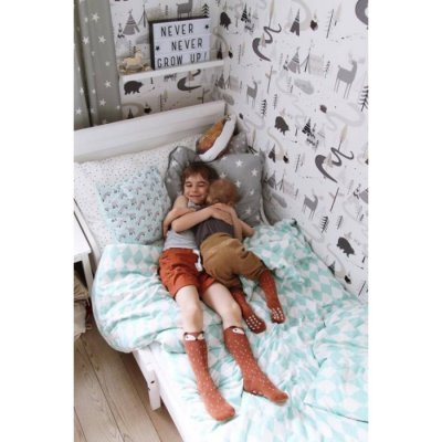 Mama's Feet dětské podkolenky Crazy Animals - Ginger Fox, vel. 3 - 4 roky - obrázek