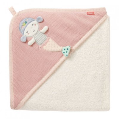 Baby Fehn Childern of The Sea ručník s kapucí - Mořská panna