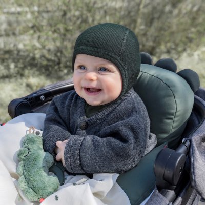 Done by Deer polštář do kočárku - Crocco/zelený - obrázek