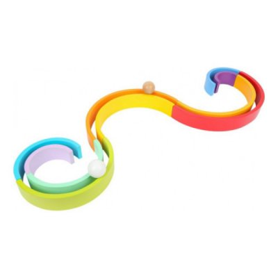 Small Foot dřevěná skládací duha XL - obrázek